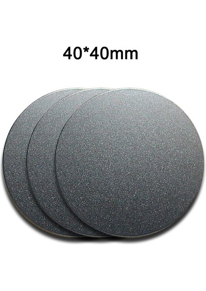 3 Adet Siyah 40X40 Tarzı Manyetik Metal Plaka Araç Telefonu Tutucu Evrensel Demir Levha Disk Sticker Montaj Cep Telefonu Cep Telefonu Için Mıknatıs Standı (Yurt Dışından)