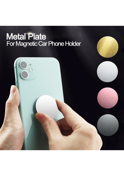 3 Adet Siyah 40X40 Tarzı Manyetik Metal Plaka Araç Telefonu Tutucu Evrensel Demir Levha Disk Sticker Montaj Cep Telefonu Cep Telefonu Için Mıknatıs Standı (Yurt Dışından) fiyatları