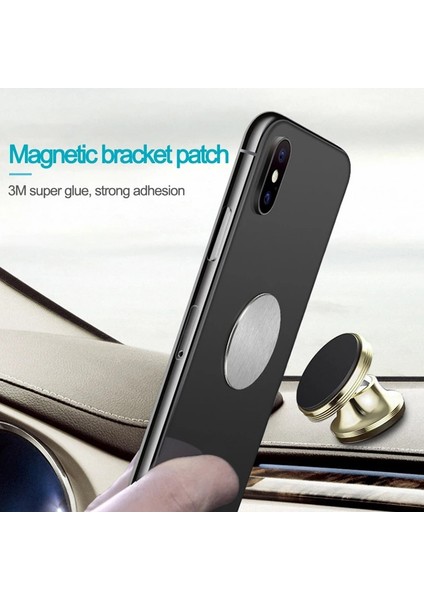 3 Adet Siyah 40X40 Tarzı Manyetik Metal Plaka Araç Telefonu Tutucu Evrensel Demir Levha Disk Sticker Montaj Cep Telefonu Cep Telefonu Için Mıknatıs Standı (Yurt Dışından) modelleri