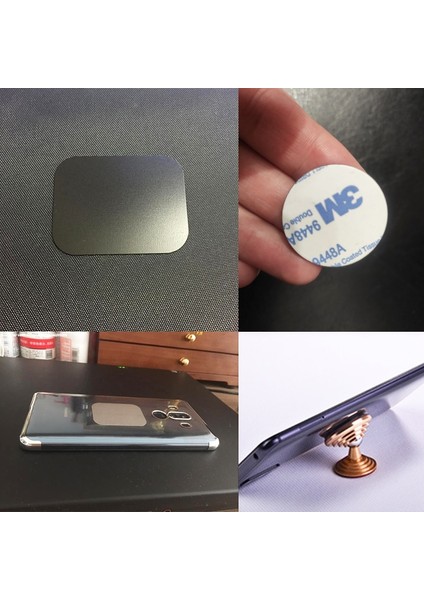 3 Adet Siyah 40X40 Tarzı Manyetik Metal Plaka Araç Telefonu Tutucu Evrensel Demir Levha Disk Sticker Montaj Cep Telefonu Cep Telefonu Için Mıknatıs Standı (Yurt Dışından) indirimleri