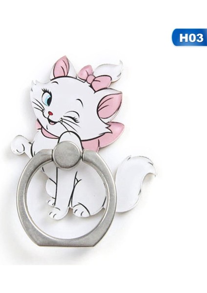 No.3 Tarzı Ew 8 Sevimli Ördek Domuz Geyik Kurbağa Kedi Alpaka Flamingo Penguin Akrilik Cep Telefonu Halka Braketi Için Elma Xr Xs Max (Yurt Dışından)