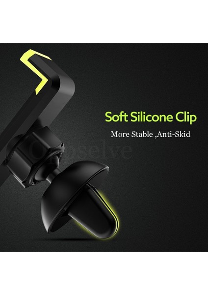 Siyah Gri Tarzı Arabada Telefon Için Araç Tutucu Havalandırma Klipsi Montajı Manyetik Cep Telefonu Yok Hole Derecesi Hücre Standı Desteği iPhone 11 x 7 (Yurt Dışından) indirimleri