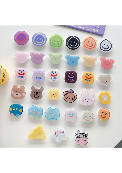 D8 Stili Sevimli Kore 3D Karikatür Ayı Tavşan Evrensel Telefon Tutacağı Katlanabilir Tutucu Genişleyen Telefon Standı iPhone 12 Için Parmak Yüzük Tutacağı (Yurt Dışından) fiyatları