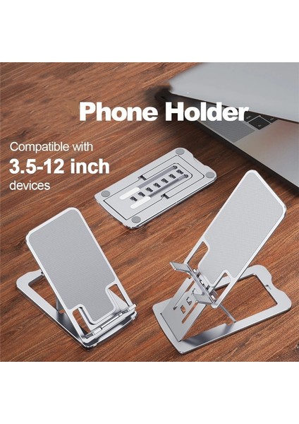 Plastik Beyaz Stil 2021 Ultra-Ince Mini Katlanabilir Masa Telefon Tutucu Montaj Standı IPhone 12 Pro Için Mobil Ayarlanabilir Tablet Desteği Masaüstü Tutucu (Yurt Dışından) fiyatları