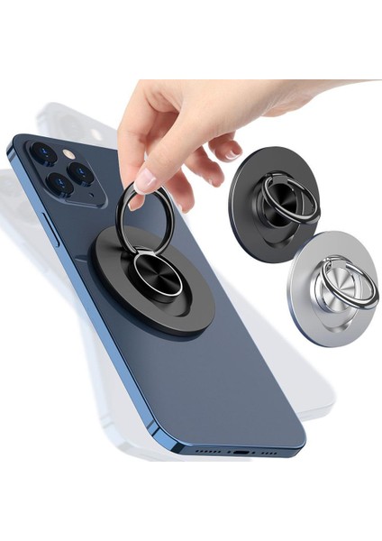 C Stili Taşınabilir Manyetik Taban iPhone 12 Pro Max 12 Pro Mini Soket Pedi Magsafe Için Parmak Kavramasız Telefon Zil Tutacağı (Yurt Dışından) modelleri