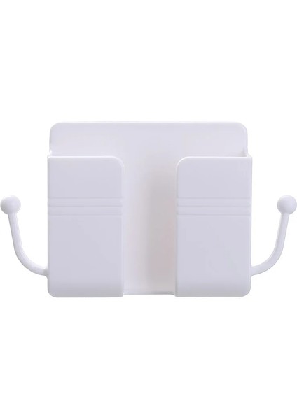 No.3 Tarzı Duvara Monte Organizatör Yumruksuz Duvar Saklama Kutusu Uzaktan Kumanda Cep Telefonu Fişi Duvar Tutucu Şarj Çok Işlevli Stand (Yurt Dışından)