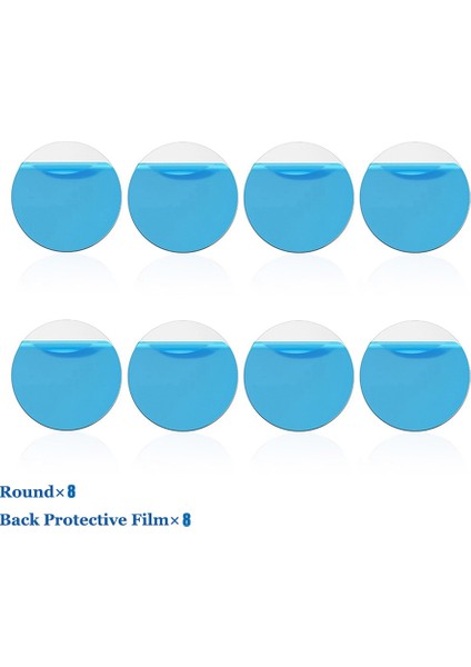 8 Adet Yuvarlak Stil 3m Metal Plaka Disk Demir Levha Mıknatıs Cep Cep Telefonu Tutucu Manyetik Disk Demir Araba Havalandırma Dağı Akıllı Telefon Standı (Yurt Dışından)