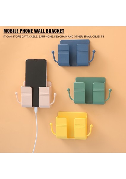 No.3 Tarzı Duvara Monte Organizatör Yumruksuz Duvar Saklama Kutusu Uzaktan Kumanda Cep Telefonu Fişi Duvar Tutucu Şarj Çok Işlevli Stand (Yurt Dışından) fiyatları