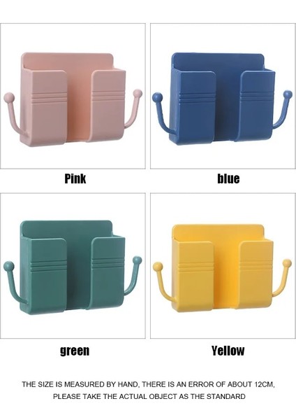 No.3 Tarzı Duvara Monte Organizatör Yumruksuz Duvar Saklama Kutusu Uzaktan Kumanda Cep Telefonu Fişi Duvar Tutucu Şarj Çok Işlevli Stand (Yurt Dışından) modelleri