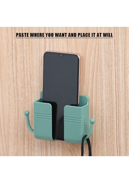 No.3 Tarzı Duvara Monte Organizatör Yumruksuz Duvar Saklama Kutusu Uzaktan Kumanda Cep Telefonu Fişi Duvar Tutucu Şarj Çok Işlevli Stand (Yurt Dışından) indirimleri