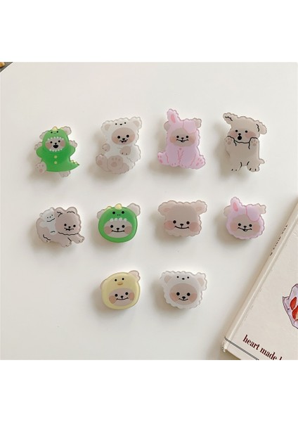 B2 Stili Sevimli 3D Kore Karikatür Ayı Köpek Evrensel Telefon Tutacağı Katlanabilir Tutucu Genişleyen Telefon Standı Parmak Yüzük Tutacağı Güzel Komik Grily (Yurt Dışından) fiyatları