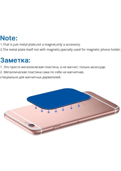 10 Adet 40MM Yuvarlak Stil Metal Plaka Disk Manyetik Araç Telefonu Tutucusu Için Demir Levha Etiket Mıknatıs Cep Telefonu Tutucu Araç Standı Montajı (Yurt Dışından) modelleri