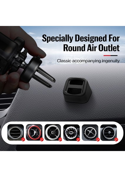 1 Adet Siyah Stil Evrensel Kablosuz Araç Şarj Cihazı Standı Tabanı Pano Montajı Araba Cep Telefonu Tutucu Braketi Hava Çıkışı Klipsi Gps Beşiği Aksesuarları (Yurt Dışından) modelleri