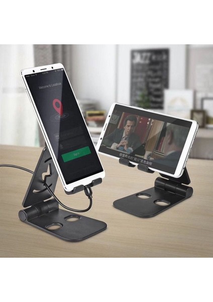 No.5 Tarzı Sıcak Telefon Tutucu Taşınabilir Mobil Tutucu Ayarlanabilir Stand Akıllı Telefon Desteği Tablet IPhone Masası Için Standı Cep Telefonu Tutucu Standı (Yurt Dışından)