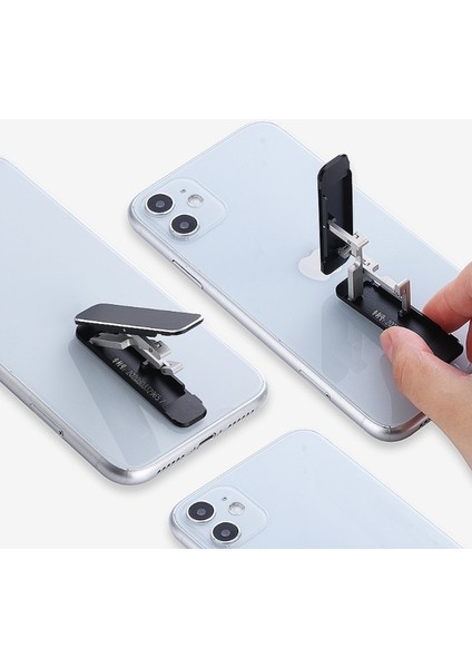 Gri Stil Evrensel Mze Alüminyum Taşınabilir Katlanır Masa Montaj Tutucu Braketi Cep Telefonu Beşiği Cep Telefonu Için Katlanabilir Standı (Yurt Dışından) fırsatları