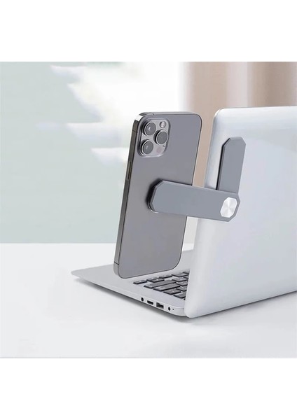 Gri Tarzı Ukgo Yeni Manyetik Dizüstü Telefon Standı Tutucu Ekran Desteği Hoder Yan Montaj Tablet Braketi Çift Monitör Ekran Klipsi (Yurt Dışından) fiyatları