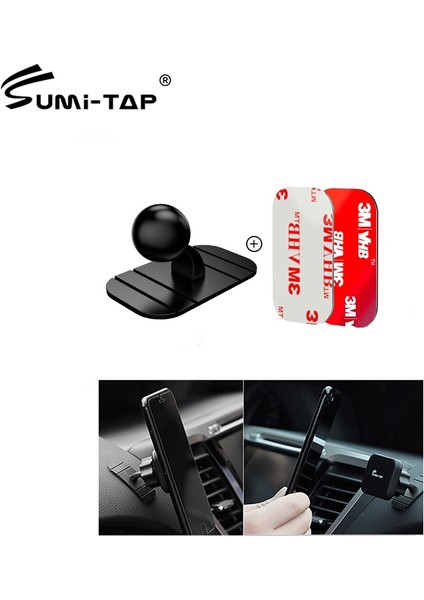 Tutucu Taban Stili Sumi-Musluk Evrensel Araç Tutucu Emme Tabanı Disk Topu Kafası 3m Etiket Manyetik Yerçekimi Desteği Araç Telefonu Sahipleri Aksesuarları (Yurt Dışından) fırsatları