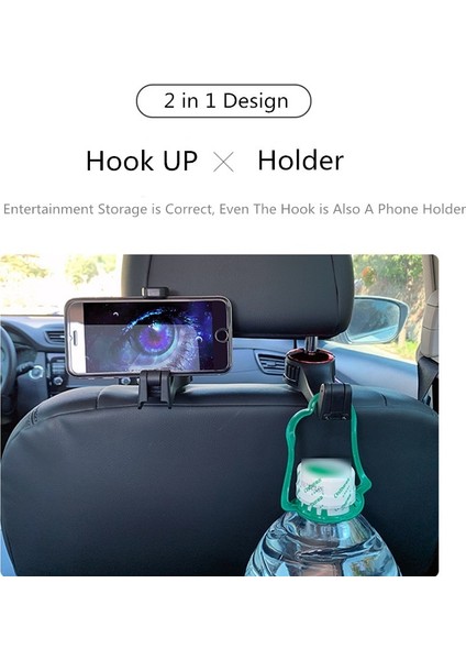 Mavi Stil Ykskr Ayarlanabilir Araba Kafalık Kancaları Mobil Standı Araç Telefonu Tutucu Çanta Çanta Ev Eşyaları Için Raptiye Koltuk Arka Askı Klipleri (Yurt Dışından) fırsatları