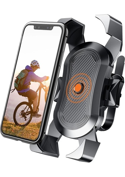 Siyah Stil 360 Derece Bisiklet Telefon Tutacağı Motosiklet Bisiklet Telefon Tutacağı Gidon Standı Montaj Braketi Montaj Telefon Tutacağı iPhone Samsung Için (Yurt Dışından) fiyatları