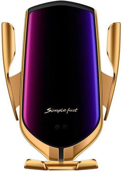 K Tarzı Dro Otomatik Sıkma 10W Araba Kablosuz Şarj Cihazı iPhone Android Kızılötesi Indüksiyon Qi Kablosuz Şarj Cihazı Araç Telefonu Tutacağı (Yurt Dışından)
