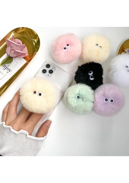 No.5 Tarzı Evrensel Cep Telefonu Parmak Tutacağı Esnek Telefon Standı Sevimli Saç Topu Katlanır Telefon Tutacağı Genişleyen Telefon Soketi Tutacağı (Yurt Dışından) indirimleri