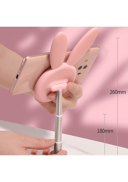 Yeşil Stil Tavşan Telefon Aksesuarları Telefon Tutucu Stand Metal Malzeme Tablet Dizüstü Bilgisayar Standı (Yurt Dışından) indirimleri