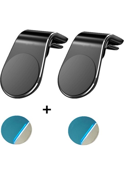 Sarı Stil 2 Adet Manyetik Telefon Holderar Mıknatıs Cep Telefonu Braketi Araba Standı Akıllı Telefon Gps Desteği Telefon Için iPhone 12 Pro Samsung (Yurt Dışından) fiyatları