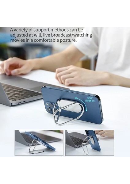 Gümüş Tarzı Hoco Metal Masaüstü Tablet Tutacağı Katlanabilir Uzatılabilir Destek Masası Cep Telefonu Tutacağı iPhone Için Ayarlanabilir Stand 12 Pro Max 12 Mini (Yurt Dışından) modelleri