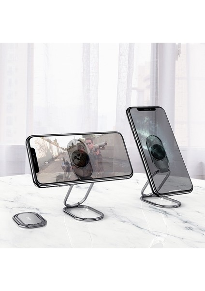Gümüş Tarzı Hoco Metal Masaüstü Tablet Tutacağı Katlanabilir Uzatılabilir Destek Masası Cep Telefonu Tutacağı iPhone Için Ayarlanabilir Stand 12 Pro Max 12 Mini (Yurt Dışından) indirimleri