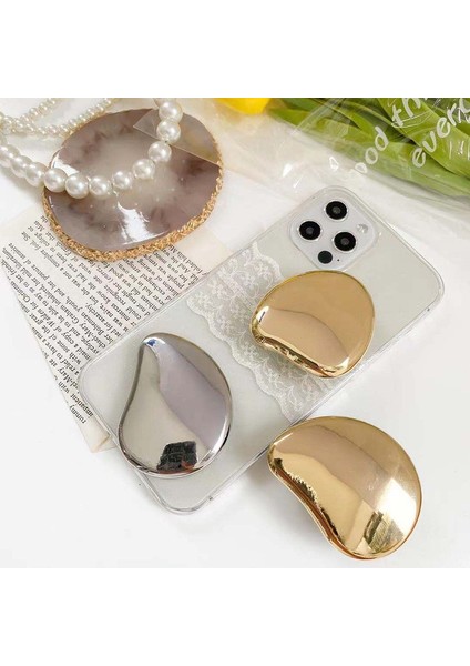 No.3 Tarzı Metal Kaplama Ayna Katlanır Cep Telefonu Tutucu Soket Cep Telefonu Aksesuarları Genişleyen Stand Telefon Girp (Yurt Dışından) modelleri