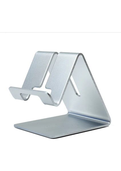 Gümüş Tarzı Sıcak！yeni Cep Telefonu Tutucu Alüminyum Masa Masa Montaj Standı Tutucu IPad IPhone Için Kaymaz Masa Telefonu Evrensel Kdcw Standı (Yurt Dışından)