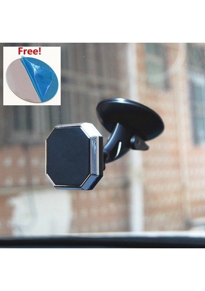 Kare Şekil 2 Tarzı 360 Dönebilen Manyetik Araç Tutacağı Mıknatıs Araç Telefonu Tutacağı Ön Cam Standı Montaj Desteği Ücretsiz El Araç Telefonu Tutacağı Braketi (Yurt Dışından)
