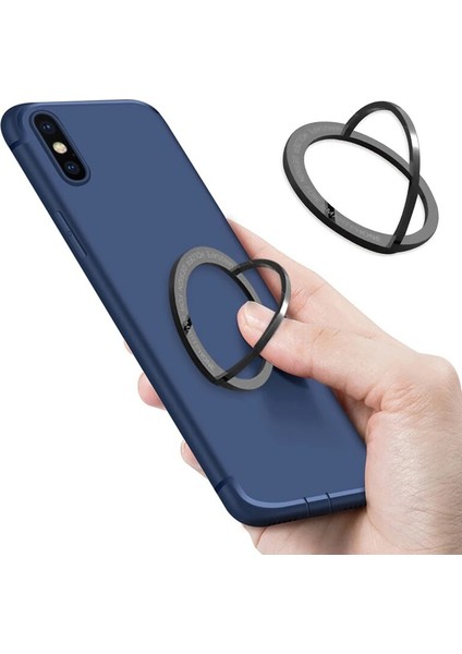 2 Adet Metal Yüzük Tarzı Magsafe Manyetik Halka Telefon Tutacağı Taşınabilir Yuvarlak Metal Iş Tembel Standı iPhone Için Katlanabilir Masa Kararlı Tablet Braketi (Yurt Dışından)