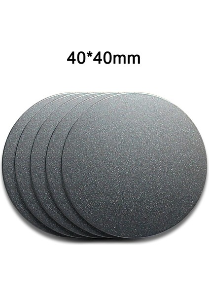 5 Adet Siyah 40X40 Tarzı Manyetik Metal Plaka Araç Telefonu Tutucu Evrensel Demir Levha Disk Sticker Montaj Cep Telefonu Cep Telefonu Için Mıknatıs Standı (Yurt Dışından)