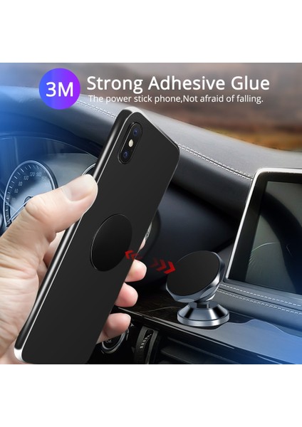 1 Adet Siyah Dikdörtgen Tarzı Anmone Araç Telefonu Tutucu Metal Plaka Disk Demir Sac Sticker iPhone Huawei Için Süper Ince Tutucu Mıknatıs Araba Standı Montaj (Yurt Dışından) indirimleri