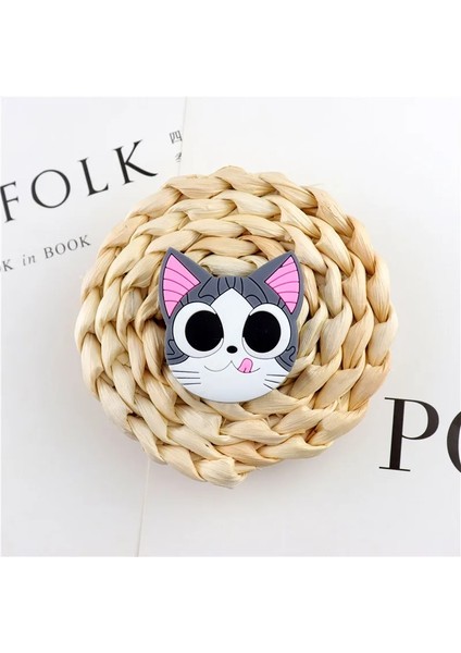 No.6 Tarzı Sevimli Kedi Karikatür Cep Telefonu Tutacağı Evrensel Renkli Cep Telefonu Aksesuarı Stand Tutacağı Genişleyen Telefon Tutacağı Tutacağı (Yurt Dışından)