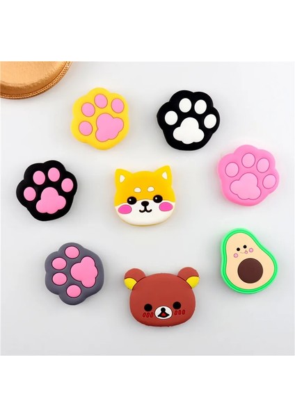 No.6 Tarzı Sevimli Kedi Karikatür Cep Telefonu Tutacağı Evrensel Renkli Cep Telefonu Aksesuarı Stand Tutacağı Genişleyen Telefon Tutacağı Tutacağı (Yurt Dışından) modelleri