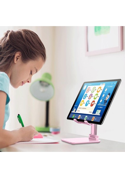Yeşil Stil Evrensel Masaüstü Cep Telefonu Tutucu IPhone IPad Ayarlanabilir Tablet Için Standı Katlanabilir Masa Cep Telefonu Masa Standı Tutucu (Yurt Dışından)