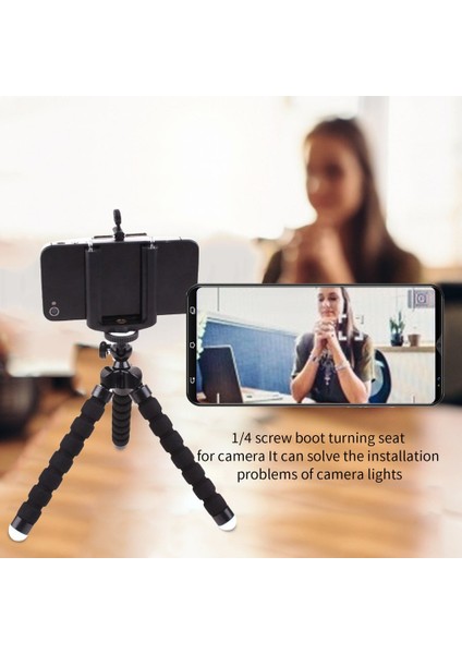 U Şeklindeki Telefon Klipsi Stili Mini Esnek Sünger Ahtapot Tripod Cep Telefonu Tutacağı Telefon Kamerası Selfie Standı Monopod Desteği Kamera Tripod Telefon Tutacağı (Yurt Dışından) modelleri