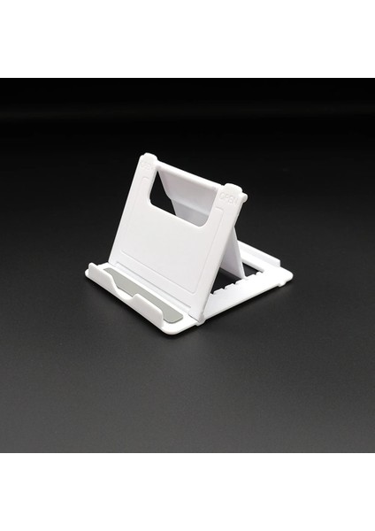 2-Beyaz Stil Çok Renkli Cep Telefonu Tutucu Masaüstü Tablet Braketi Evrensel Ayarlanabilir Katlanabilir Telefon Cep Telefonu Aksesuarları Için Standı (Yurt Dışından)