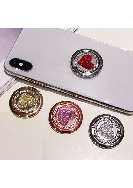 Altın Tarzı Bling Diamond Glitte Rotasyon Parmak Yüzük Telefon Tutucu Telefon Destek Aksesuarları iphone Için Cep Telefonu Kılıfı Üzerinde Standı (Yurt Dışından) modelleri