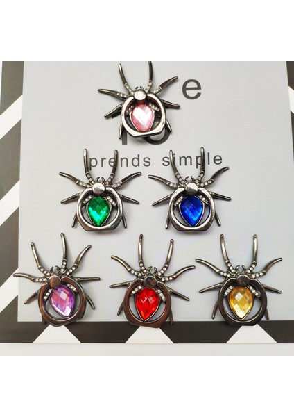 Yeşil Stil Bling Kristal Elmas Metal Örümcek Parmak Yüzük Holde Döndür Cep Telefonu Parmak Standı Samsung Için iPhone Xs Max Için Gönderildi (Yurt Dışından) fiyatları
