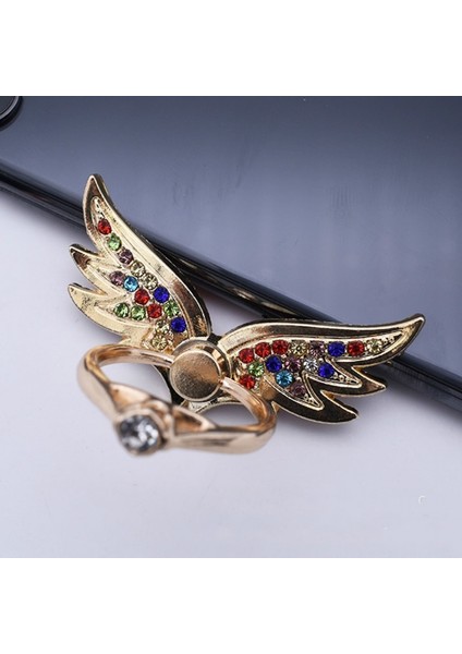 Altın Tarzı Yeni Parmak Yüzük Cep Telefonu Akıllı Telefon Standı Tutucu IPhone x Plumart Telefon Için IPAD Mp3 Samsung Için Araç Montaj Standı (Yurt Dışından)