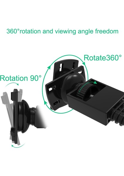 90 Derece Tutucu Stili 1 Adet Bisiklet Telefon Tutucu Montaj Gidon Mtb Bisiklet Motosiklet Tutucu Stand Desteği Dikiz Aynası Cep Telefonu Moto Braketi Raf (Yurt Dışından)