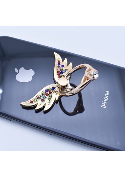 Altın Tarzı Yeni Parmak Yüzük Cep Telefonu Akıllı Telefon Standı Tutucu IPhone x Plumart Telefon Için IPAD Mp3 Samsung Için Araç Montaj Standı (Yurt Dışından) fırsatları