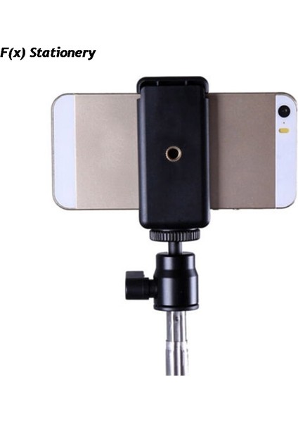 Yeşil Stil Dayanıklı Cep Telefonu Klip Adaptörü Evrensel Tripod Monopod Tutucu Kelepçe Braketi Stand Tutucu Montaj Siyah (Yurt Dışından)