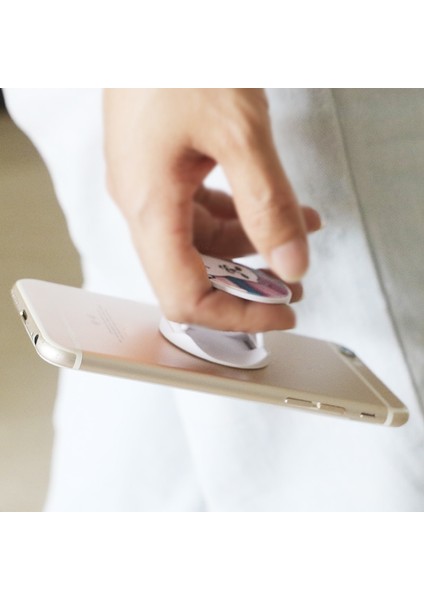 A1160 Stili Telefon Tutucu Araba Yuvarlak Moda Hava Kesesi Telefon Tutucu Genişleyen Stand Grip Mount Katlanabilir Telefon Tutucu Parmak Telefon Tutucu Soket (Yurt Dışından) fırsatları