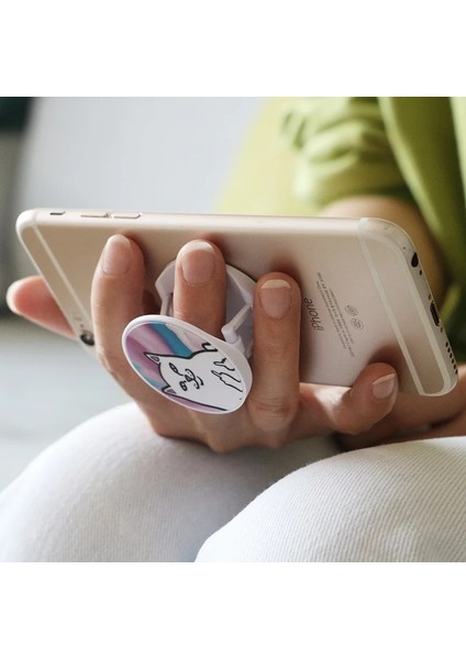 A1160 Stili Telefon Tutucu Araba Yuvarlak Moda Hava Kesesi Telefon Tutucu Genişleyen Stand Grip Mount Katlanabilir Telefon Tutucu Parmak Telefon Tutucu Soket (Yurt Dışından) indirimleri