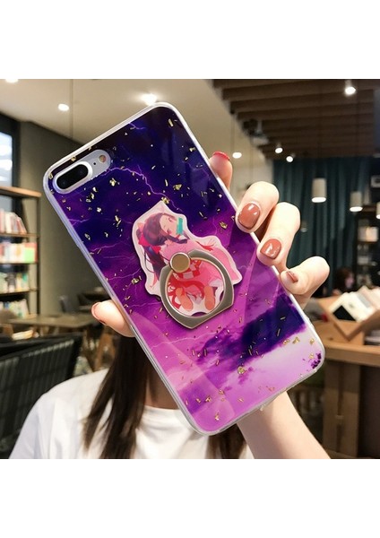 H07 Stili Anime Demon Slayer Telefon Zil Tutucu Akrilik Cep Telefonu Tutucu Kamado Tanjirou Kamado Nezuko Hayranları Hediye (Yurt Dışından) fırsatları