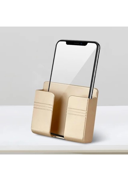 Sarı Stil Fonken Duvar Telefon Tutucu Duvar Şarj Saklama Kutusu Duvara Monte Organizatör Cep Telefonu Asılı Standı Şarj Kancası Telefon Braketi (Yurt Dışından)